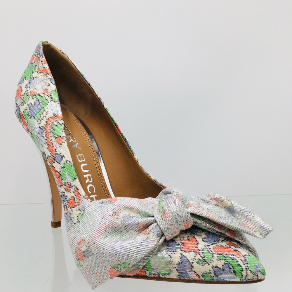 Tory Burch 110 mm Heels with Bow Women’s Size 5.5 M